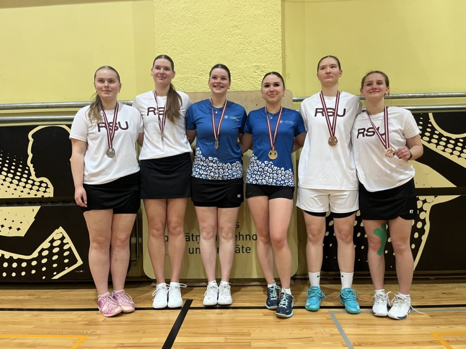 Liepājnieces izcīna vicečempiona titulu Latvijas XXXVI Universiādē badmintonā