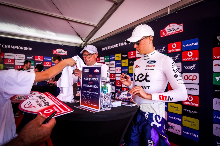 Mārtiņš Sesks turpina WRC sezonu Portugāles rallijā