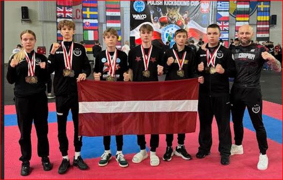 Liepājas kikbokseri gūst izcilus panākumus turnīrā “Polish Kickboxing Cup”