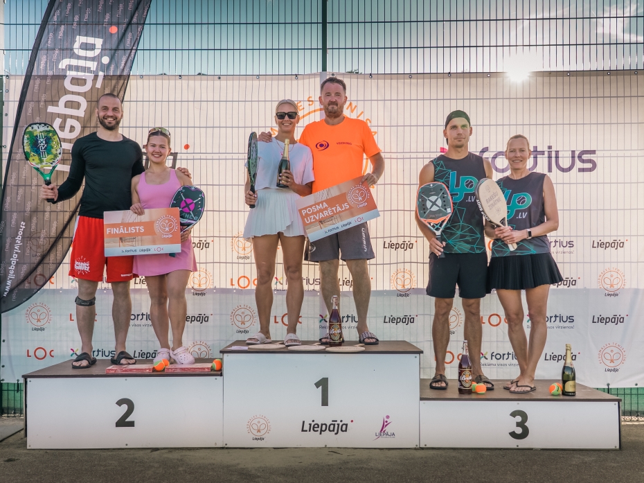 Liepājas pludmales tenisa līga ar otro posmu atklāj sezonu