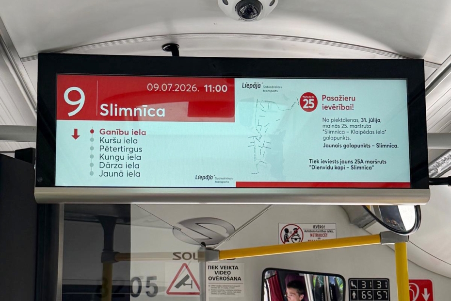 Liepājas pilsētas autobusu pārvadājumos ieviesīs būtiskus praktiskus uzlabojumus 