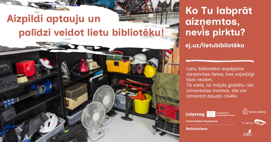Ko Tu labprāt aizņemtos, nevis pirktu?