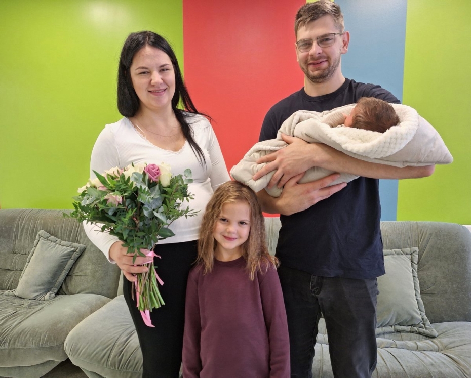 Liepājas Reģionālajā slimnīcā sagaidīts šā gada 500. mazulis