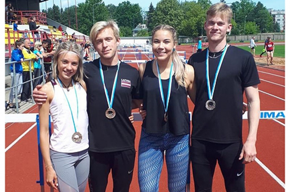 Trīs LSSS vieglatlēti izpilda Eiropas čempionātu normatīvus