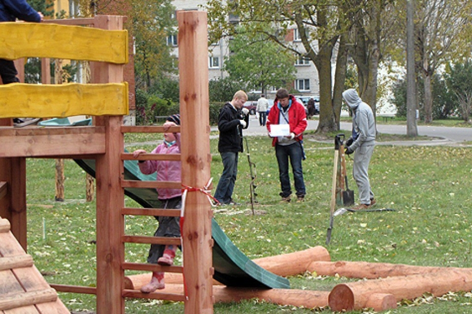 Svētdien atklās piedzīvojumu laukumu bērniem