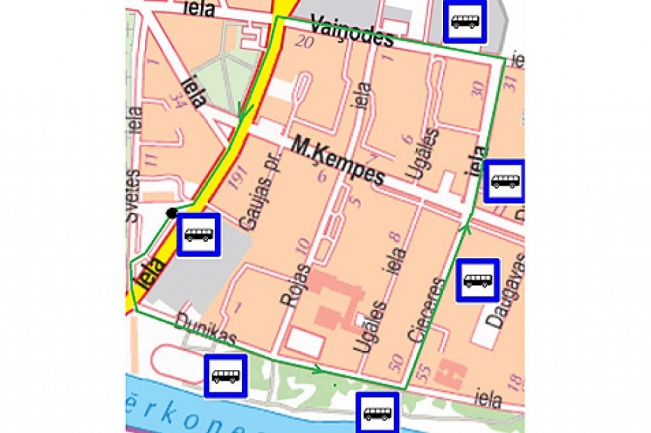 Ķempes ielas bezmaksas autobusam mainīsies maršruts