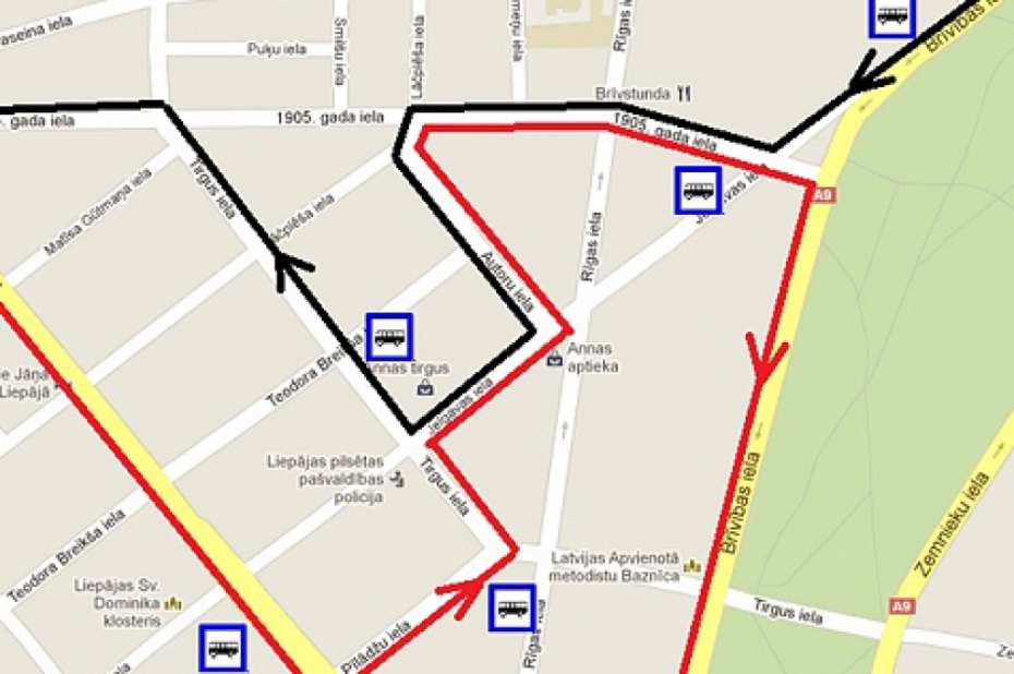 Remontdarbu dēļ būs izmaiņas 22.autobusa maršrutā