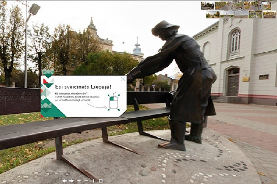 Izveidota jauna virtuālā pastaiga pa Liepāju