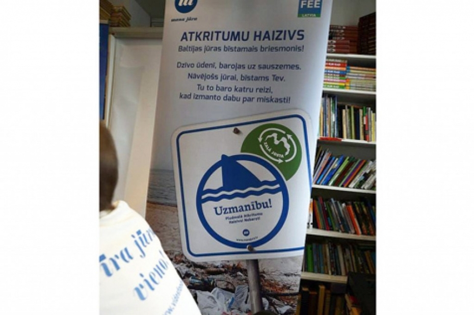 Latvijas piekrastē notiek "Atkritumu Haizivs" medības
