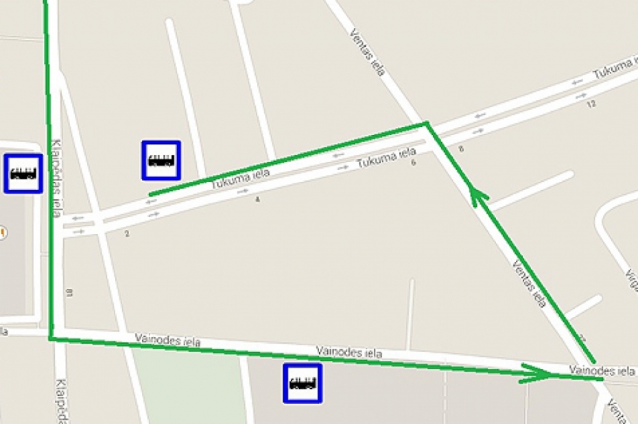 Mainīts 11. maršruta autobusa galapunkts