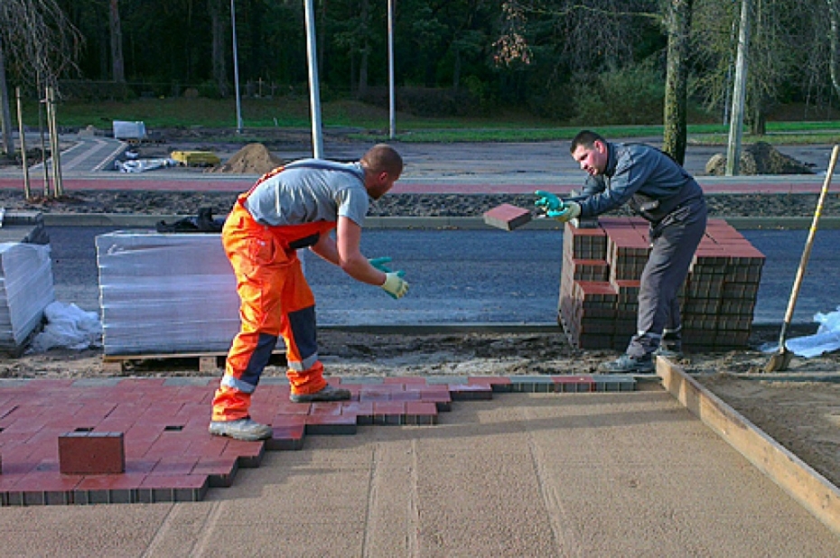 Atvērts Ganību ielas posms starp M. Ķempes un Dunikas ielu