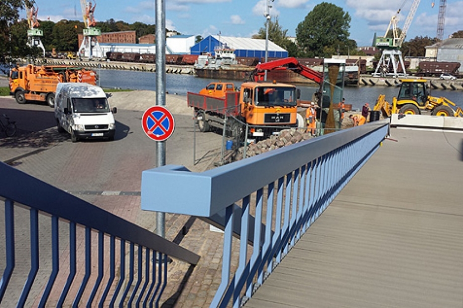 Nākamnedēļ nodos ekspluatācijā Promenādes tiltiņu