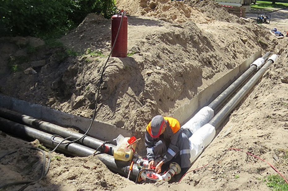 "Liepājas enerģija" turpina atjaunot siltumtīklus