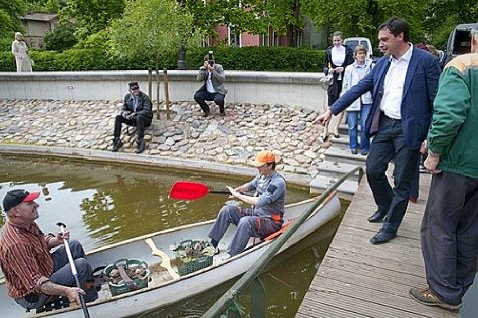 Aigars Štāls: ūdensrozes Gulbju dīķi šovasar būs!