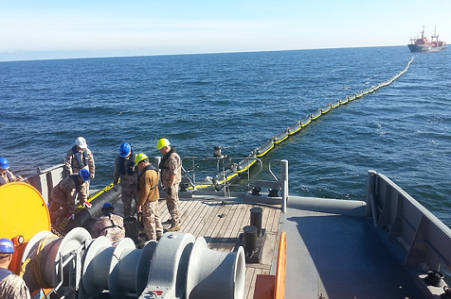 Jūras spēki piedalīsies naftu seku likvidācijas mācībās