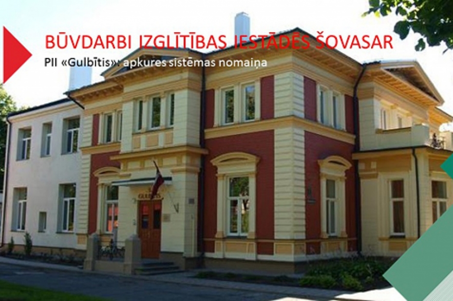 Izglītības iestāžu remontos ieguldīs vairāk nekā 400 000 eiro