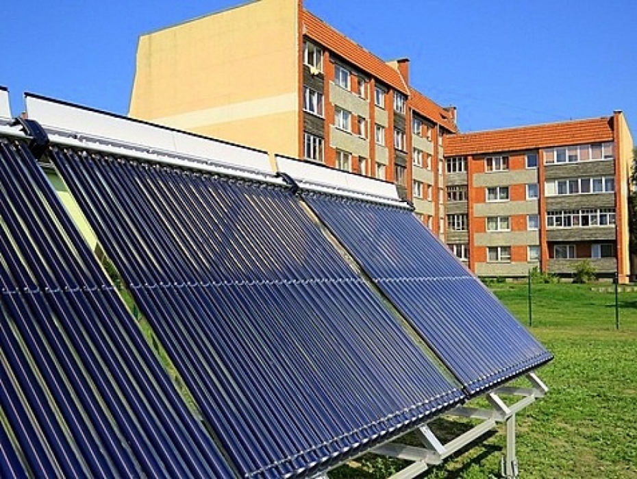 "Liepājas enerģija" katlu mājā uzstāda saules kolektorus
