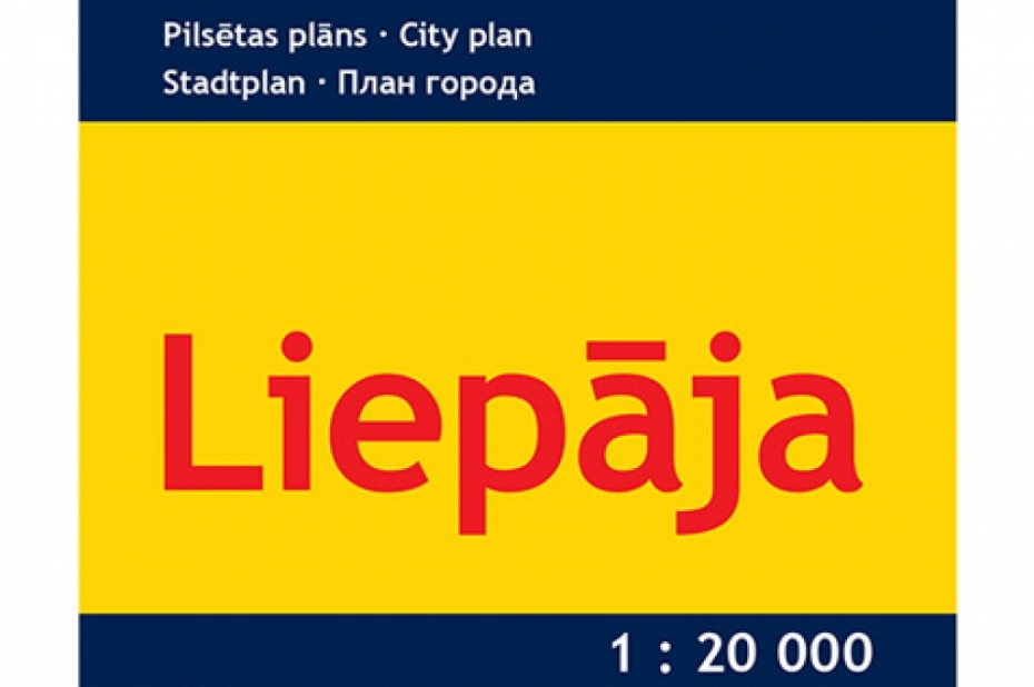 "Jāņa sēta" izdevusi jaunu Liepājas pilsētas karti